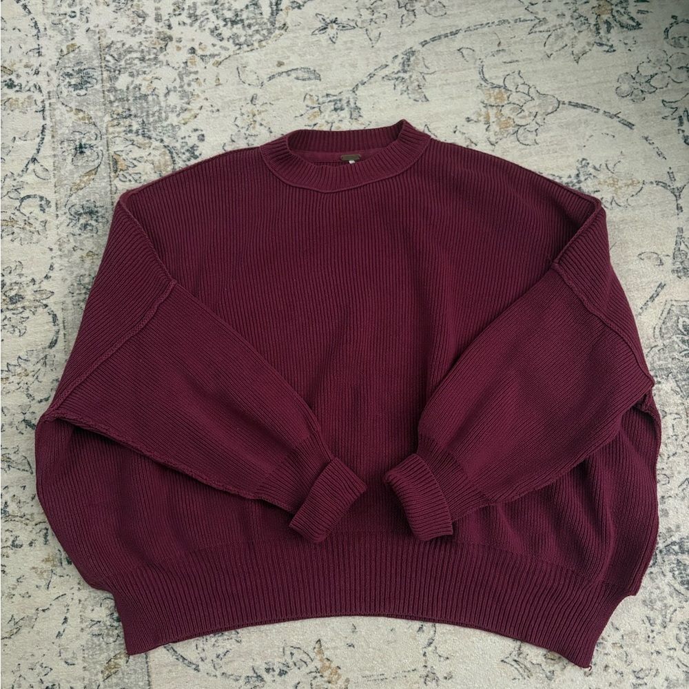 Free people purple Sweater